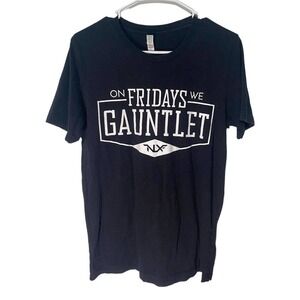 Bella+ Canvas Adult Small T Shirt Black On Fridays We Gauntlet Graphic‎ Tee